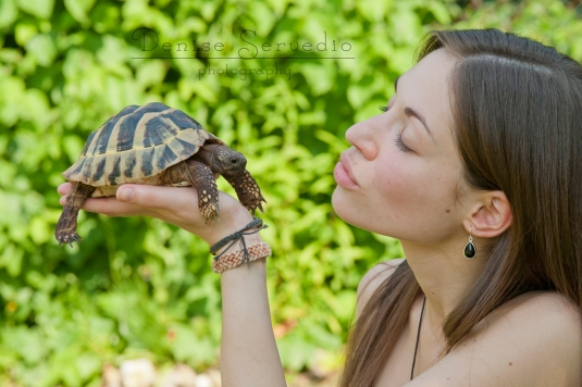 Kiss the....turtle?!